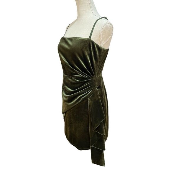 MAJORELLE Asbury Mini Dress in Green Size M - Picture 7 of 10